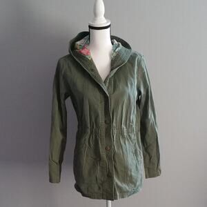 Cherokee Olive Green Hooded Jacket Size Girls XL